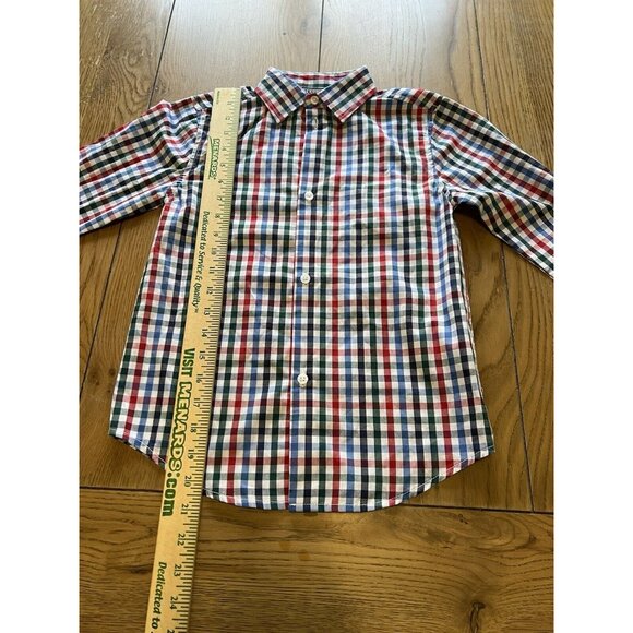 IZOD Boy's 2 Piece Cable Knit Sweater with Multi Color Button Up Shirt Sz: 6/7 - Picture 14 of 16